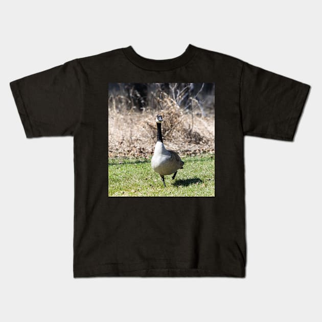 Canada Geese Kids T-Shirt by CanadianWild418